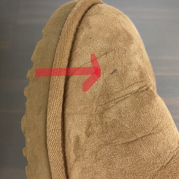 UGG Classic Short Boots Women Size 8 Chestnut Brown Shearling Suede - Picture 10 of 13